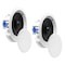 Pyle Pyle8 in Ceiling Wall Mount Speakers, 2-Way Midbass, 300W Peak, Titanium Dome Tweeter Design PDIC80T - alternate 6